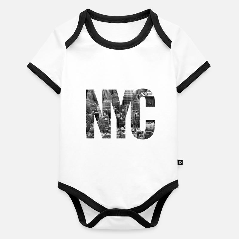 NYC Organic Baby Contrasting Bodysuit