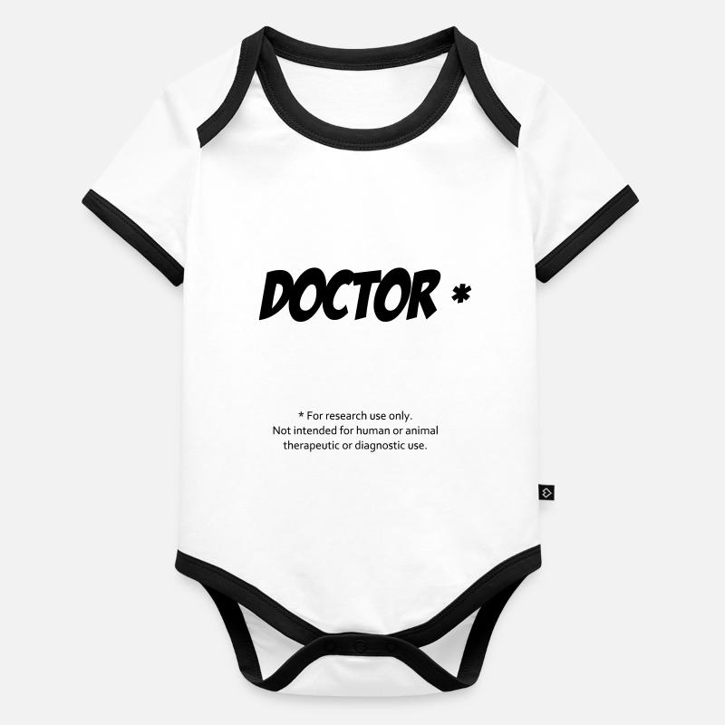 doctor Baby Bio-Kurzarm-Kontrastbody