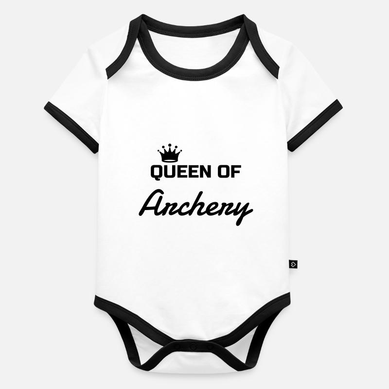 Archery Archer Bogenschießen Tir à l'arc Organic Baby Contrasting Bodysuit