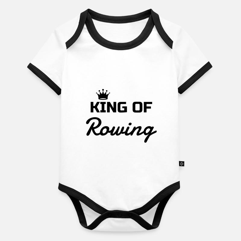 Rowing - Rudern - Aviron - Rower - Coxswain Organic Baby Contrasting Bodysuit