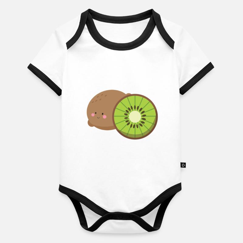 kiwi Organic Baby Contrasting Bodysuit