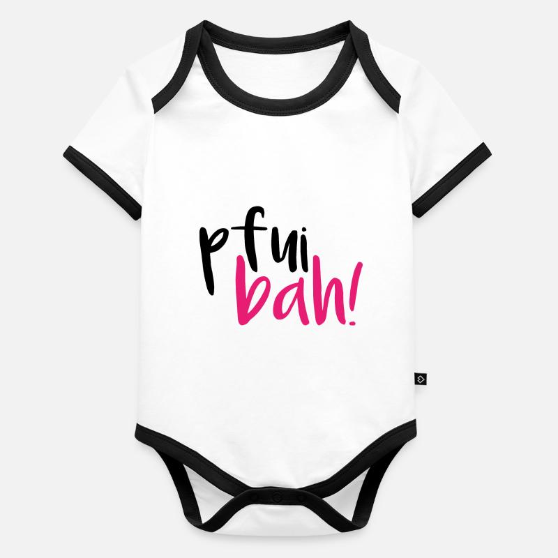 Pfui Bah! IgittIgitt Igitt Disgust Toddler Organic Baby Contrasting Bodysuit