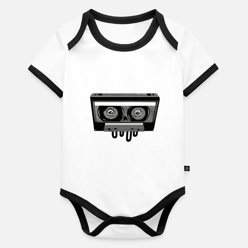 k7 audio Organic Baby Contrasting Bodysuit