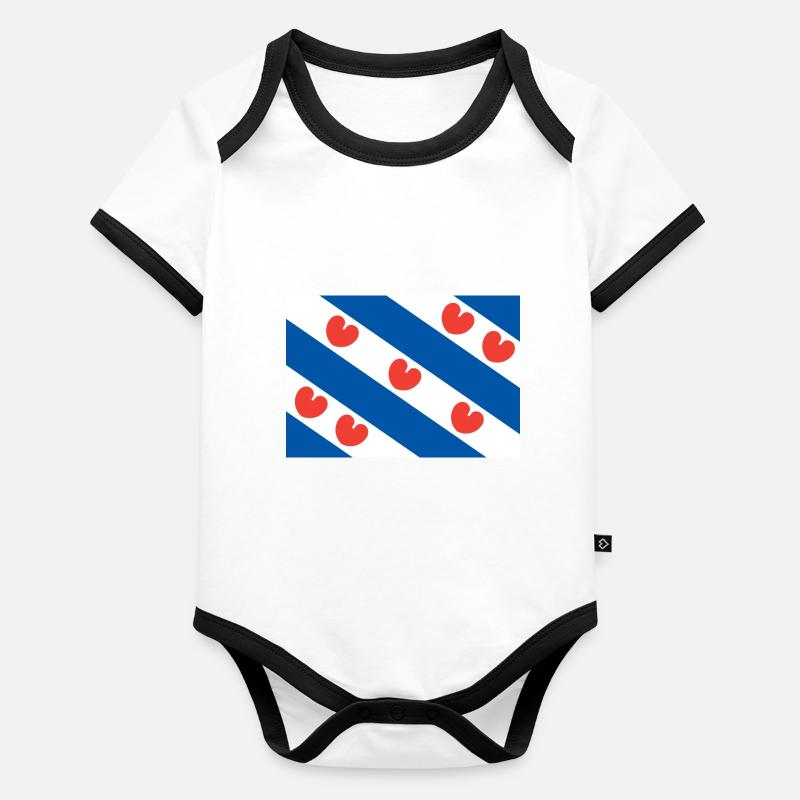 Frisian flag Organic Baby Contrasting Bodysuit