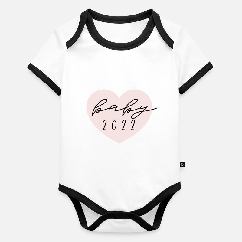 Bébé 2022 - Body Bébé bio contrasté manches courtes - undefined