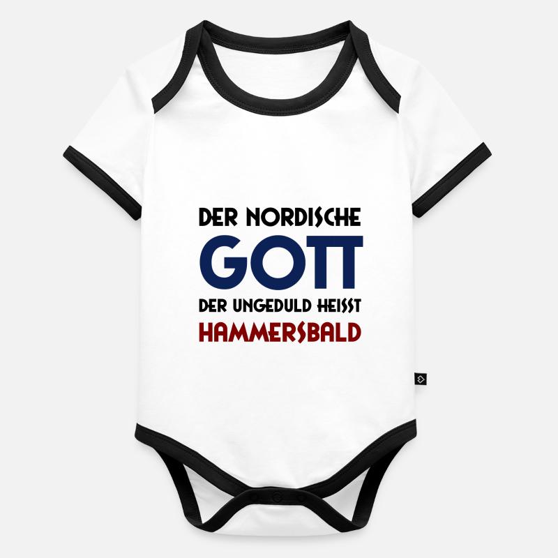 Gott der Ungeduld - Hammersbald Baby Bio-Kurzarm-Kontrastbody