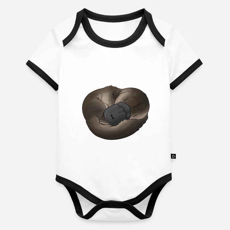 Platypus - Schnabeltier Organic Baby Contrasting Bodysuit