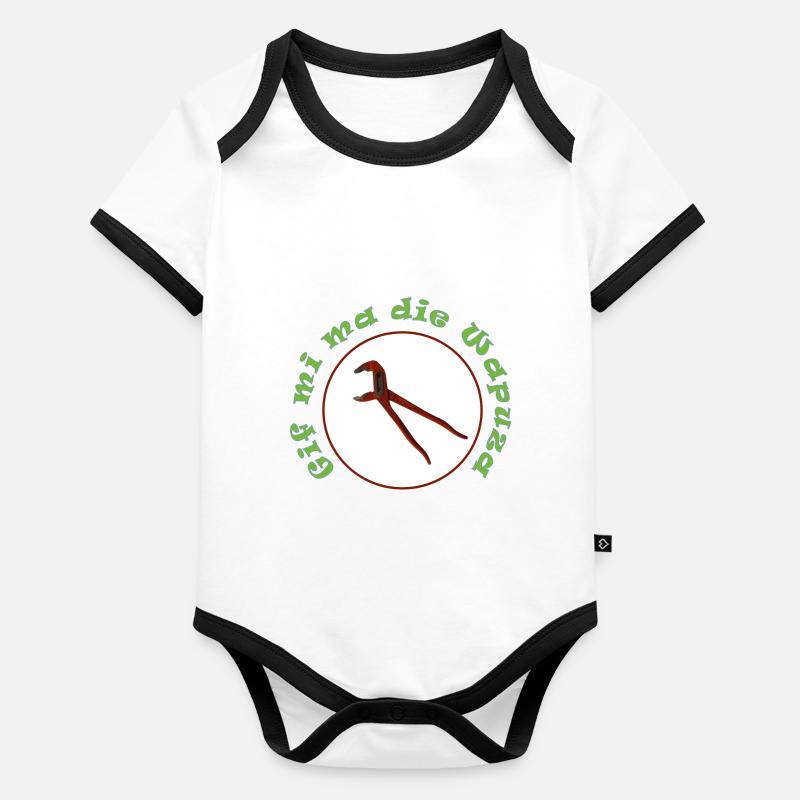 Wapuza Baby Bio-Kurzarm-Kontrastbody
