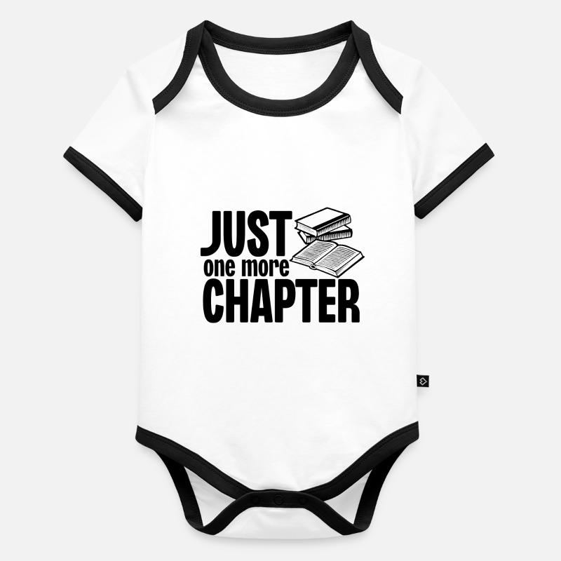 Juste un chapitre de plus Body Bébé bio contrasté manches courtes