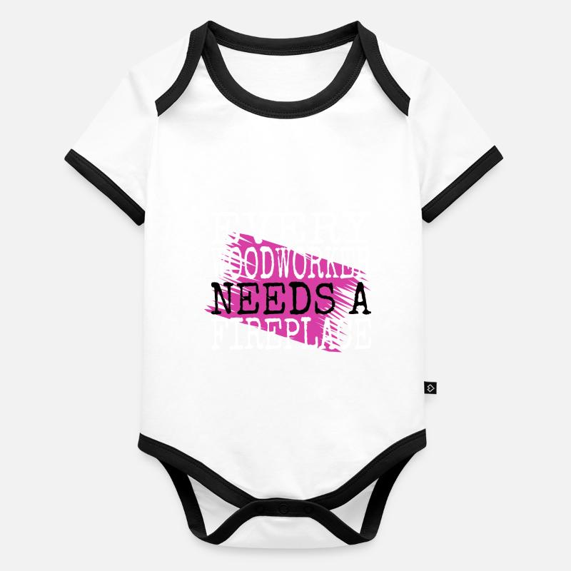 papa drôle charpentier cite des outils déclaration dictons Body Bébé bio contrasté manches courtes