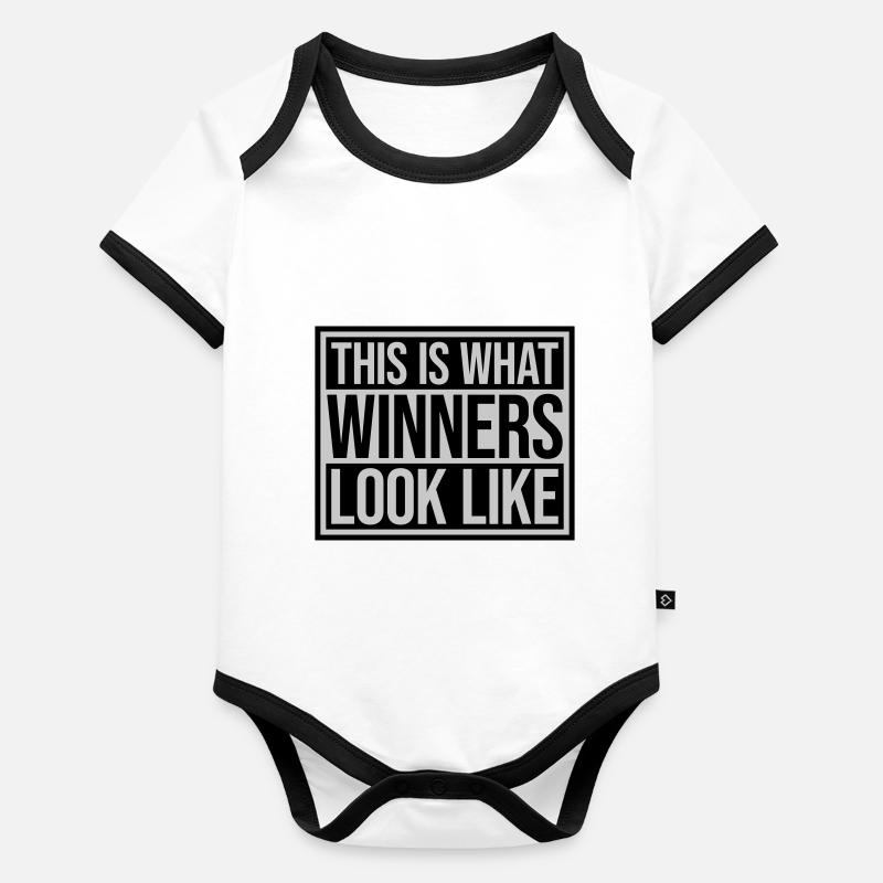 À quoi ressemblent les gagnants Body Bébé bio contrasté manches courtes