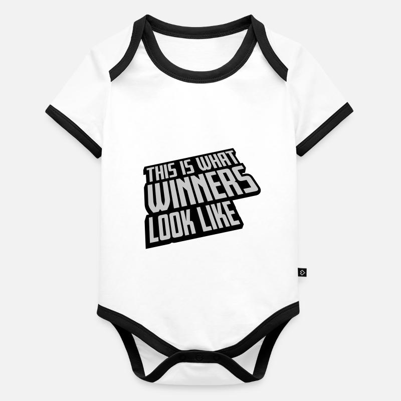 À quoi ressemblent les gagnants Body Bébé bio contrasté manches courtes
