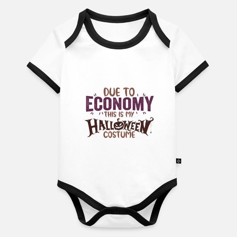 En raison de l’économie C’est mon costume d’Halloween Body Bébé bio contrasté manches courtes