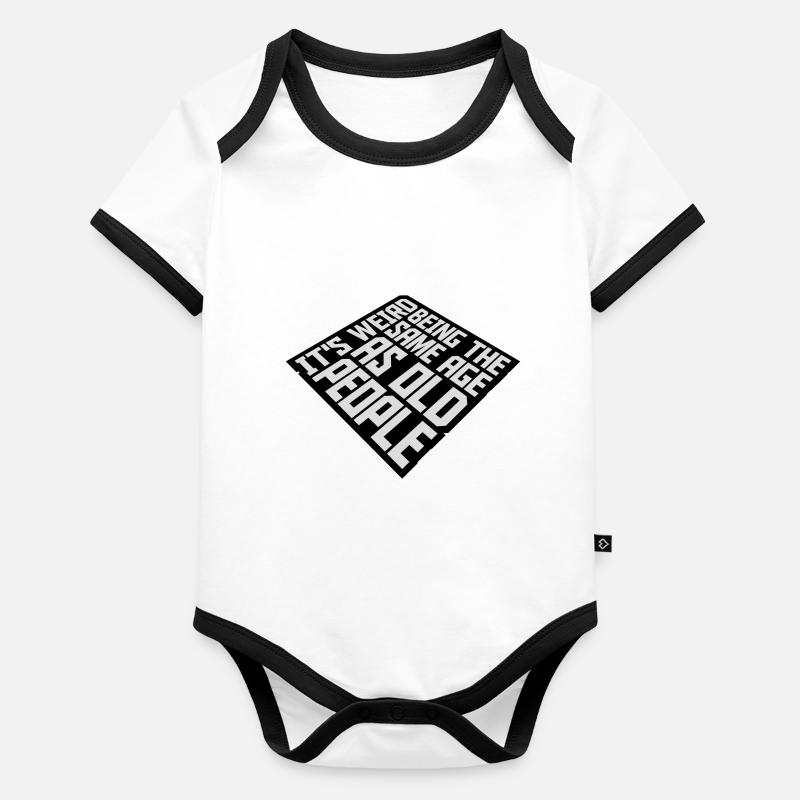 being old people age Baby Bio-Kurzarm-Kontrastbody