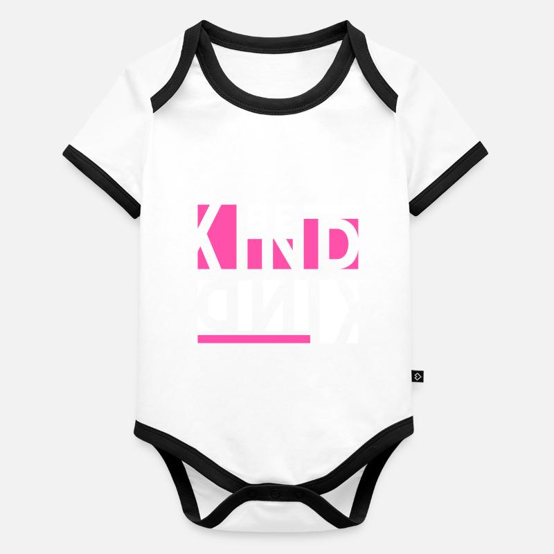 Sei nett Baby Bio-Kurzarm-Kontrastbody