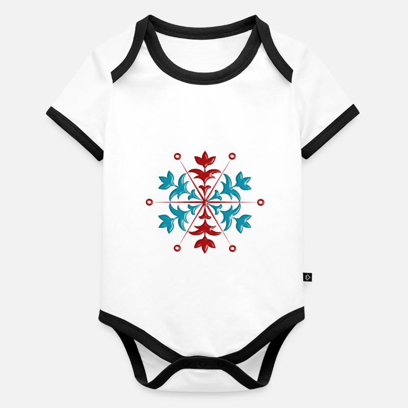 Stern Baby Bio-Kurzarm-Kontrastbody