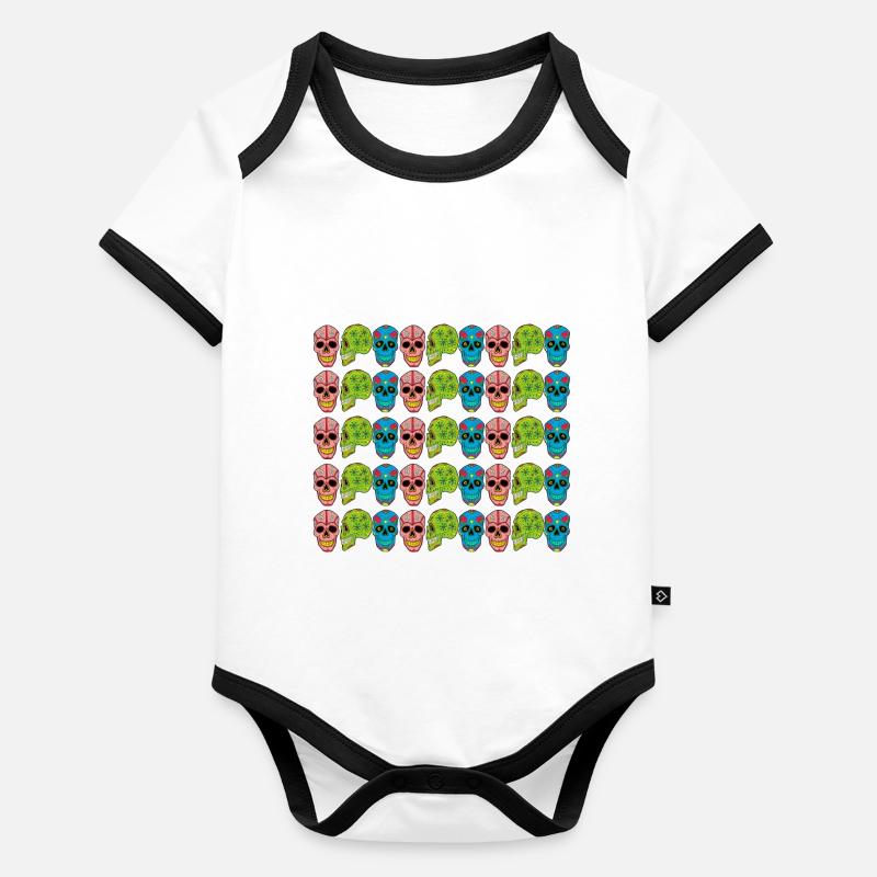 CALAVERITAS Baby Bio-Kurzarm-Kontrastbody