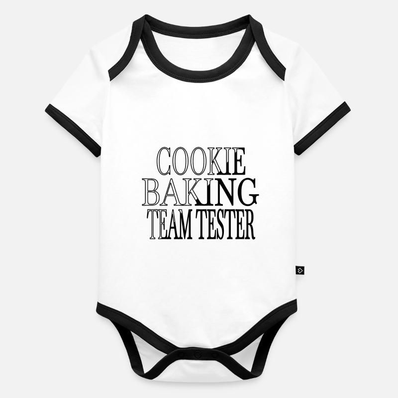 Cat Jokes Burger Chef Tshirts Beach Body Bébé bio contrasté manches courtes