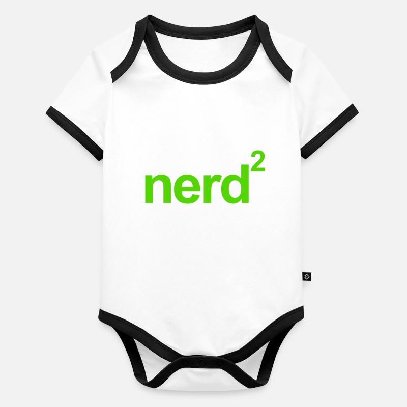 Nerd 2 Organic Baby Contrasting Bodysuit
