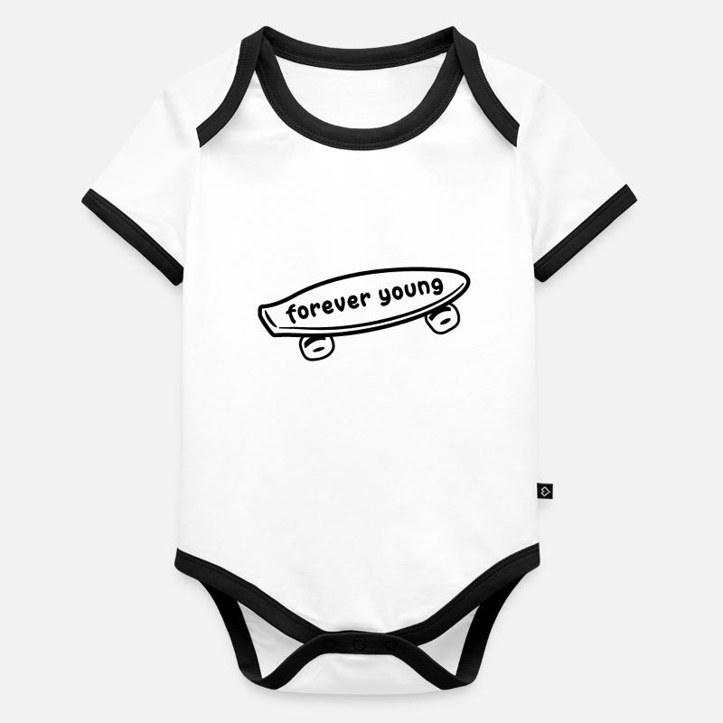 Roller Baby Bio-Kurzarm-Kontrastbody
