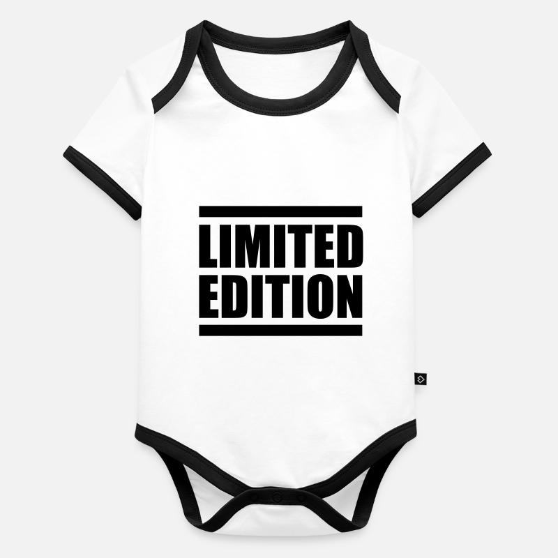 Édition limitée Body Bébé bio contrasté manches courtes
