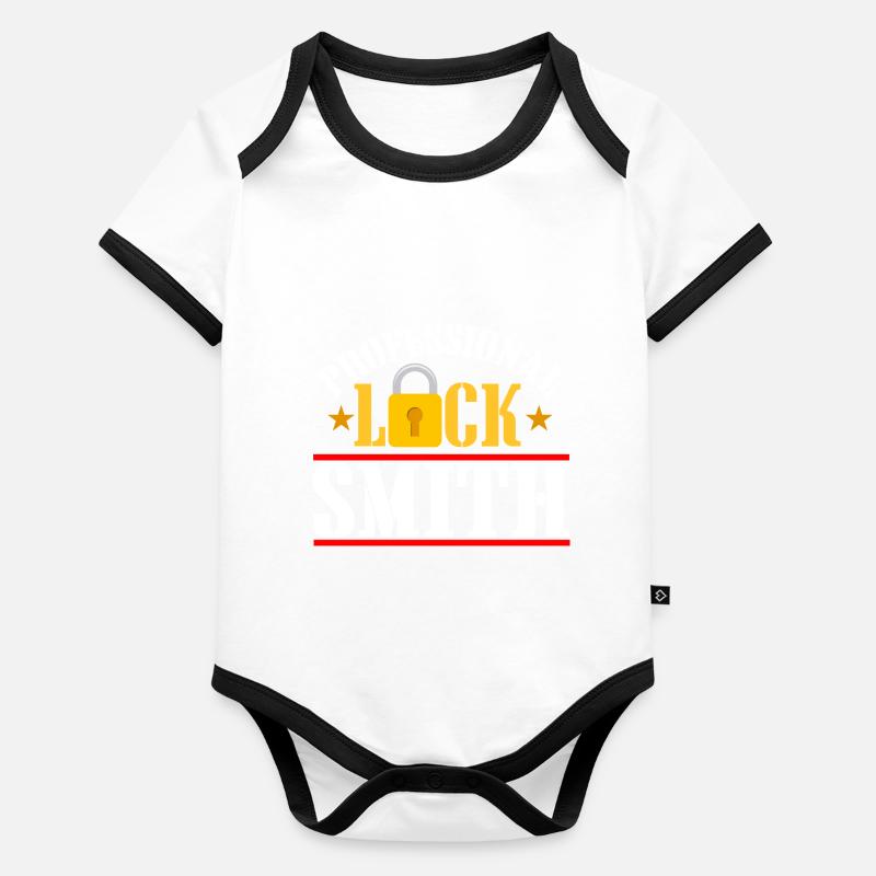 Professional locksmith - locksmith Organic Baby Contrasting Bodysuit