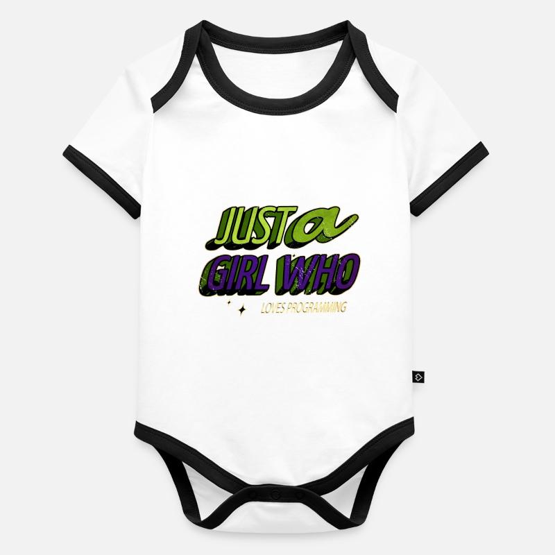 Langage de programmation Favoris des DAD de programmation Body Bébé bio contrasté manches courtes