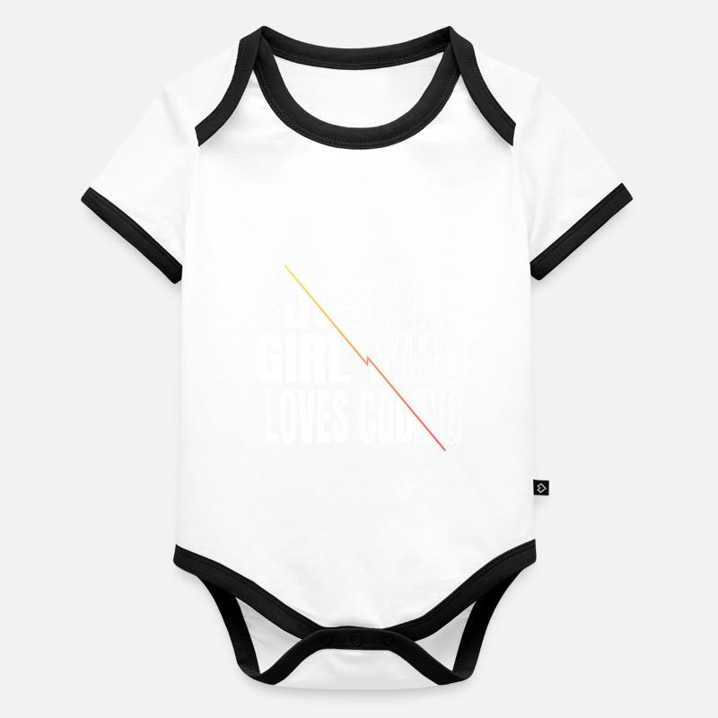 college student present statement dads favorite Organic Baby Contrasting Bodysuit