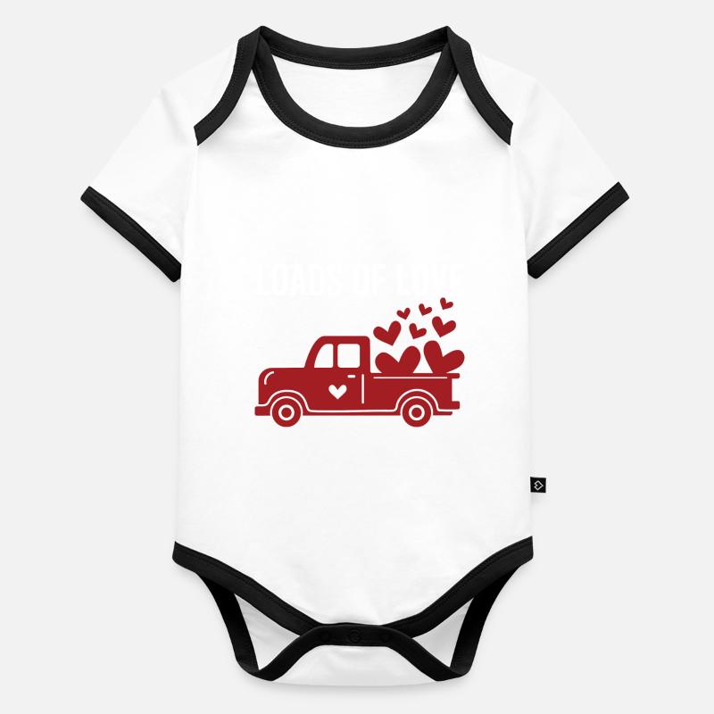 Beaucoup d’amour Body Bébé bio contrasté manches courtes