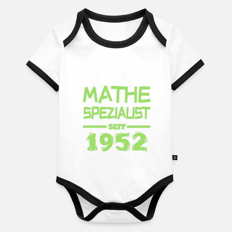 1952 Baby Bio-Kurzarm-Kontrastbody