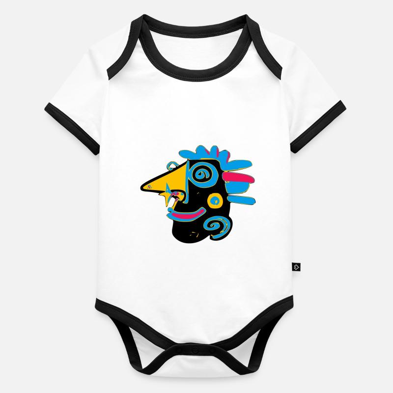 Dubbing the unreal character Organic Baby Contrasting Bodysuit