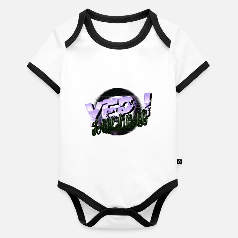 birthday present rainbow cat house cat statement Organic Baby Contrasting Bodysuit