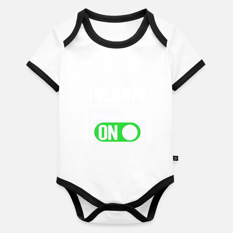 Picking Mode On Locksmith Lockpicker Organic Baby Contrasting Bodysuit