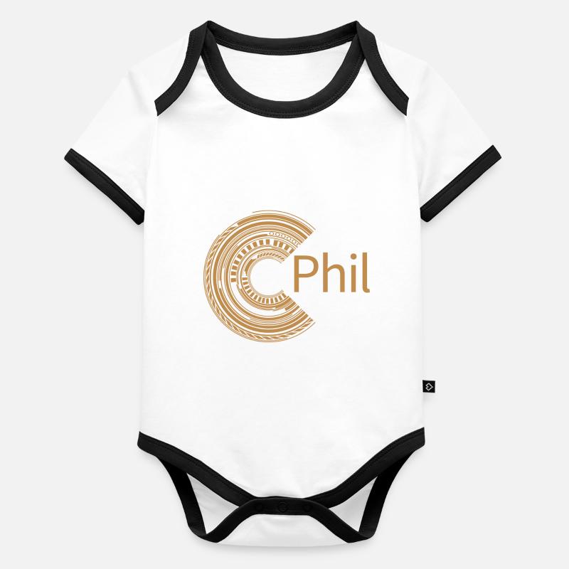 Pour Phil Body Bébé bio contrasté manches courtes