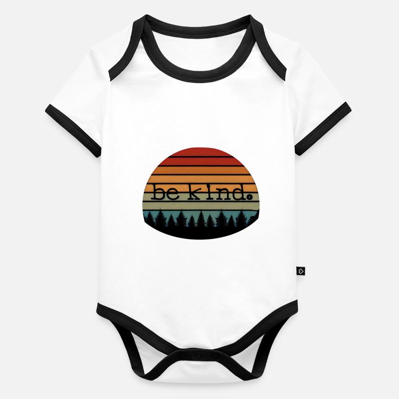 be kind Organic Baby Contrasting Bodysuit