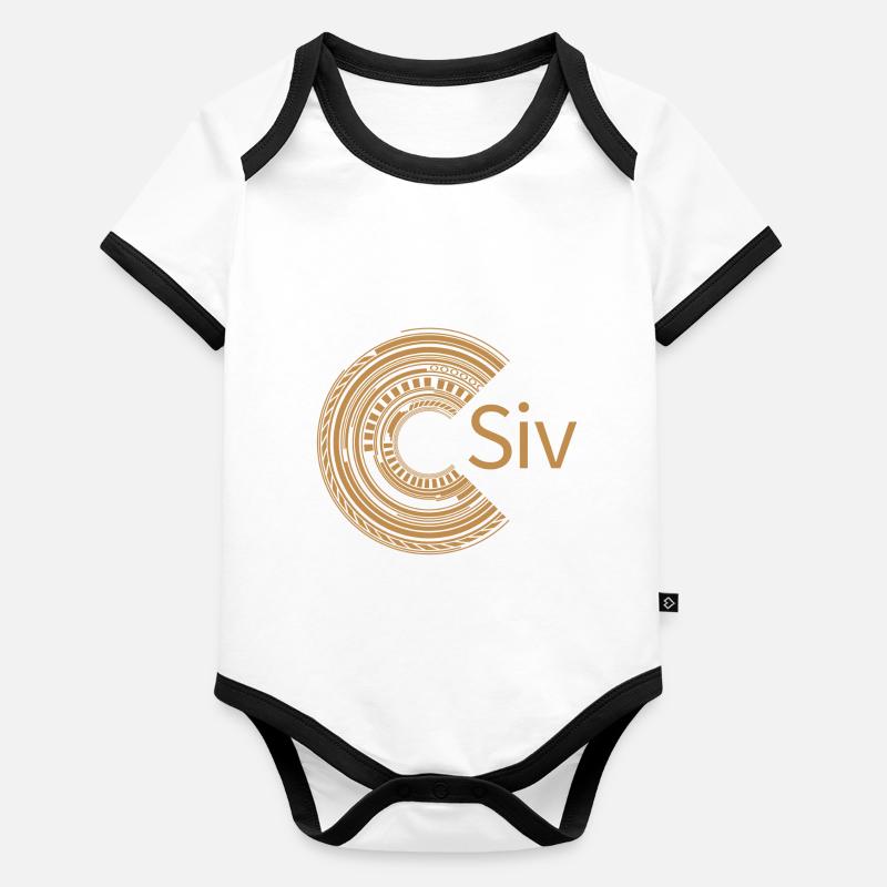 Für Siv Baby Bio-Kurzarm-Kontrastbody