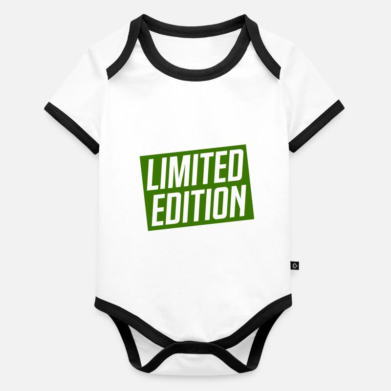 limited edition Baby Bio-Kurzarm-Kontrastbody