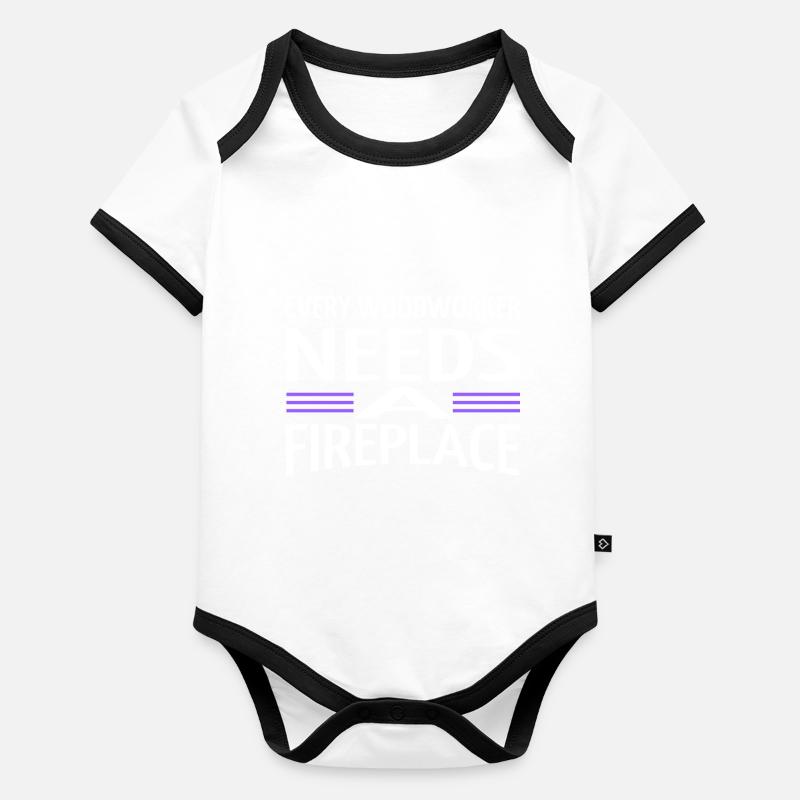 Déclaration d’Aaron Carpenter T-shirts arboriculteur Body Bébé bio contrasté manches courtes