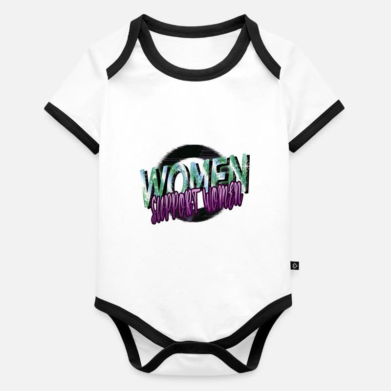 protest calendaring a womans place blackhistory Baby Bio-Kurzarm-Kontrastbody