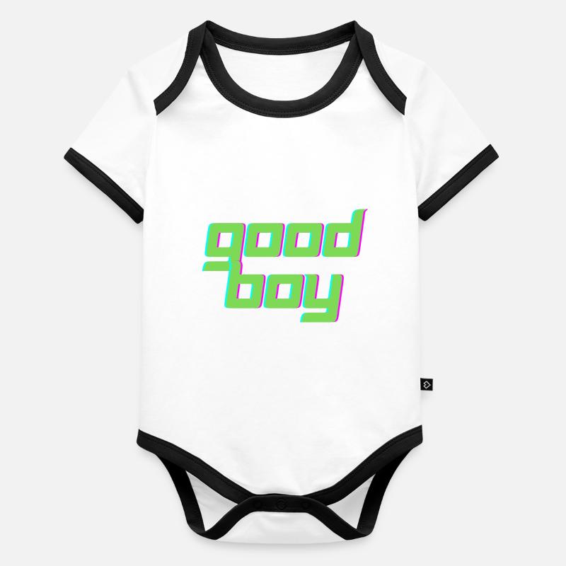 C’est bien - Body Bébé bio contrasté manches courtes - undefined