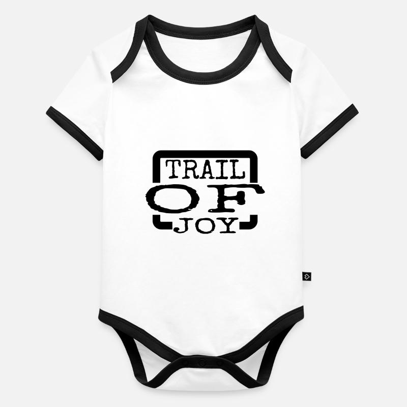 Humour VTT Amateurs de VTT Body Bébé bio contrasté manches courtes