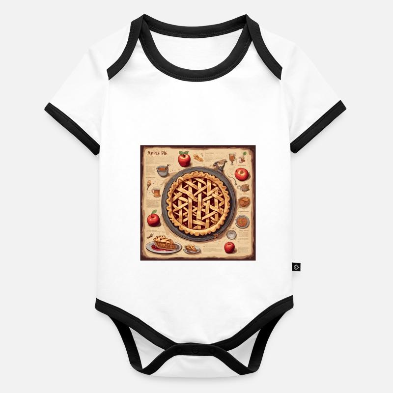 Witch's Handbook / Magic Book / Halloween / Autumn Organic Baby Contrasting Bodysuit