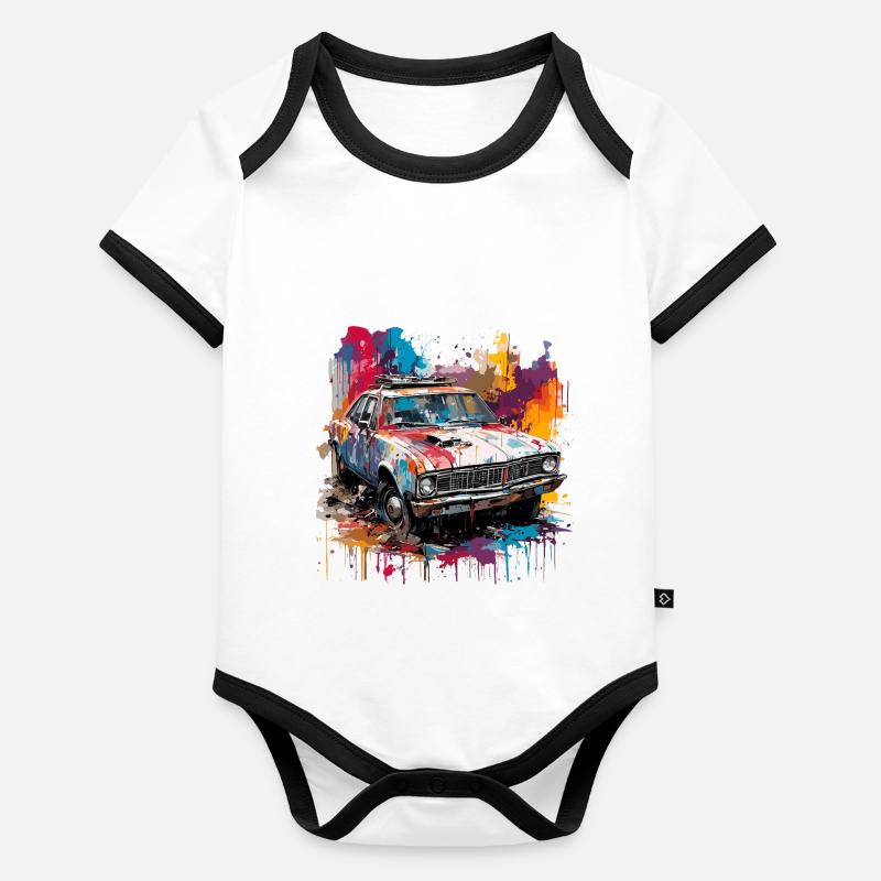 Apocalypse / Doomsday / Destruction / Anarchy Organic Baby Contrasting Bodysuit