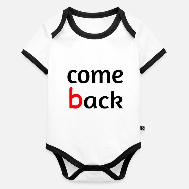 Come back Baby Bio-Kurzarm-Kontrastbody