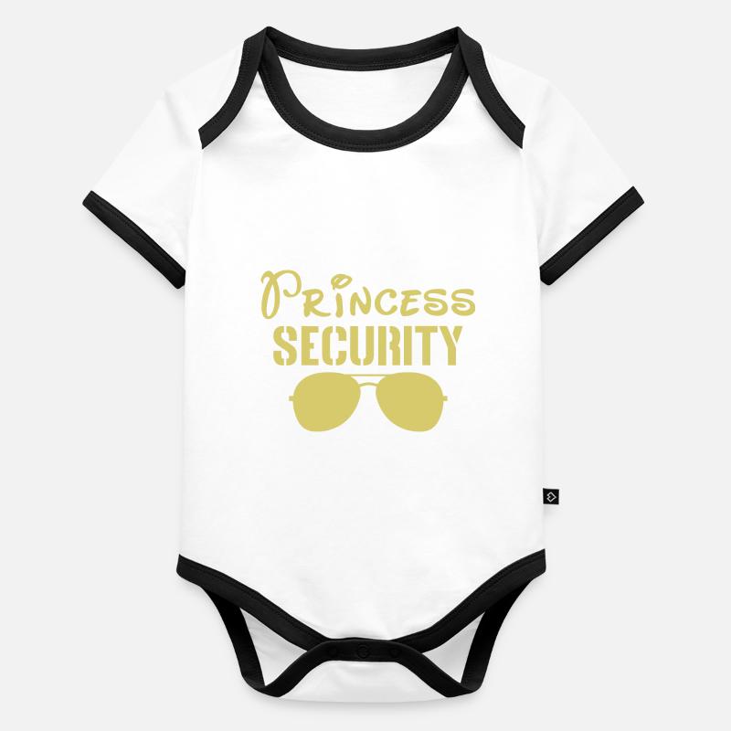 Princess Security Organic Baby Contrasting Bodysuit