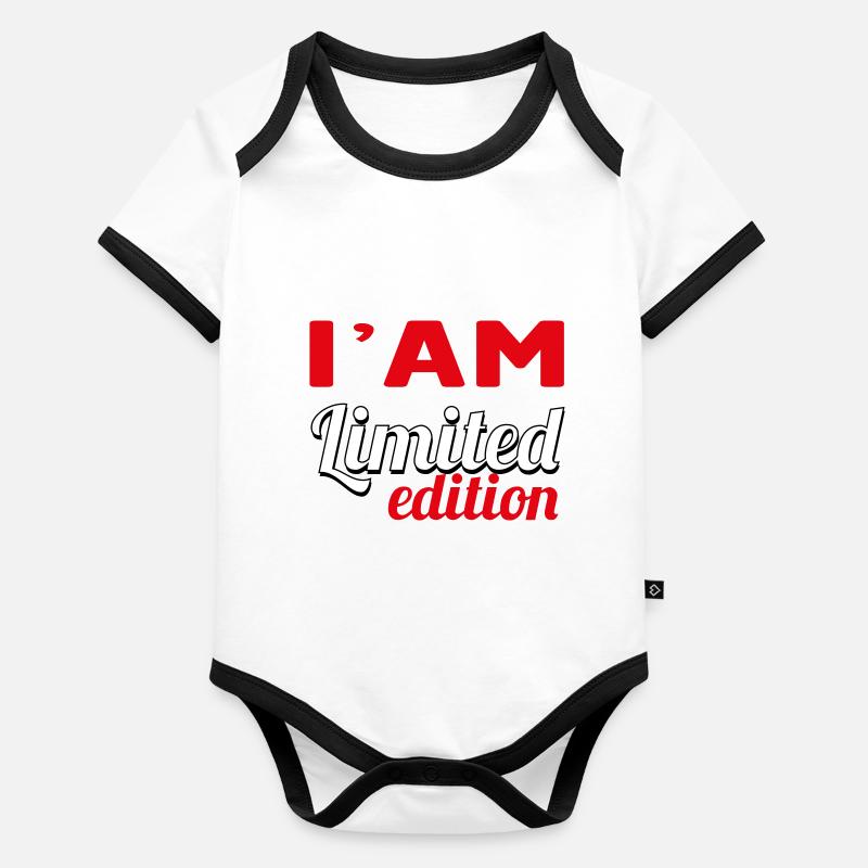 LIMITED EDITION Body Bébé bio contrasté manches courtes