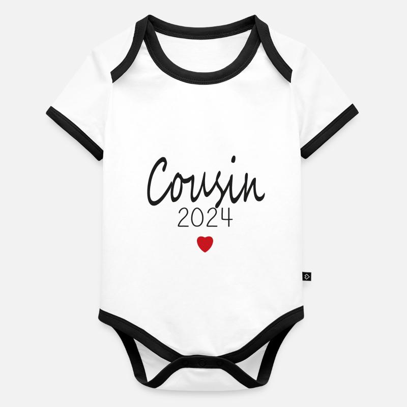 Cousin - Future Cousin 2024 Organic Baby Contrasting Bodysuit
