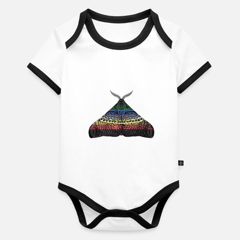 Disability pride Motte Baby Bio-Kurzarm-Kontrastbody