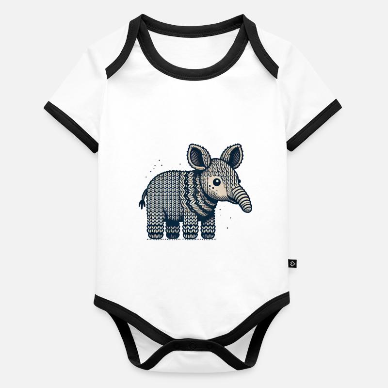 Knitwear Okapi Organic Baby Contrasting Bodysuit