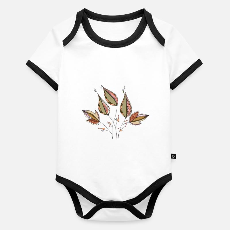 Liste Baby Bio-Kurzarm-Kontrastbody